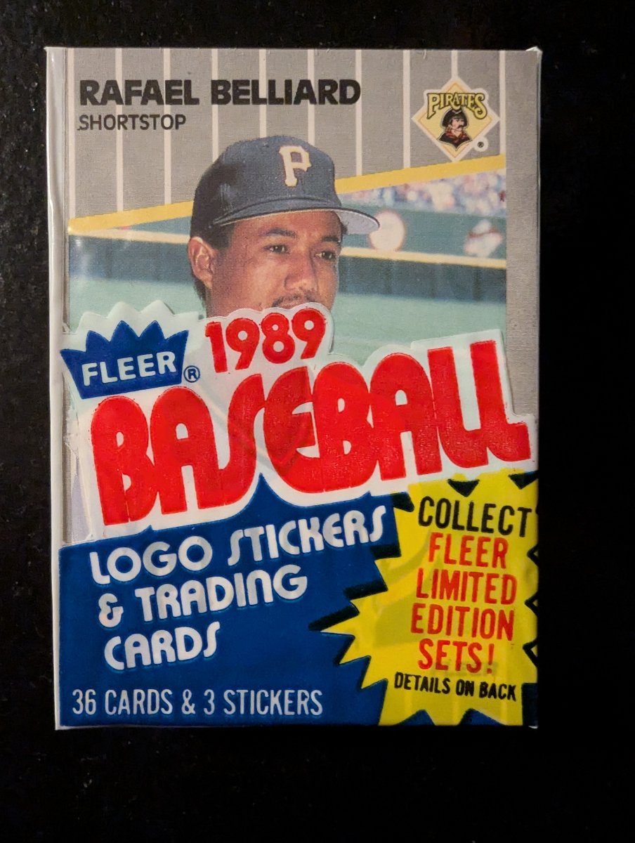 1989 Fleer 1989 Fleer Wax Pack