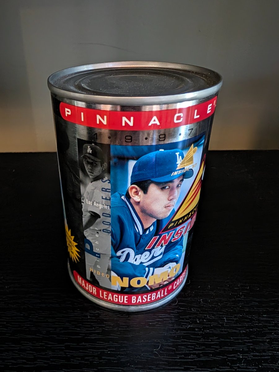 1997 Pinnacle Baseball Cards in a Can