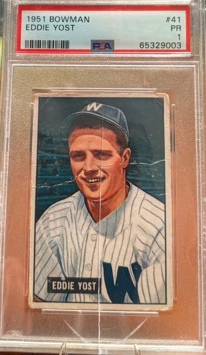 1951 Bowman Eddie Yost